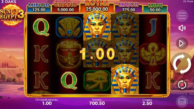 Sun of Egypt 3 slot demo